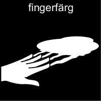 Pictogram: Fingerfärg