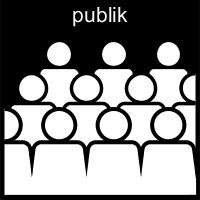 Pictogrambild: Publik