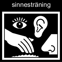 Pictogram: Sinnesträning