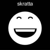 Pictogrambild: Skratta